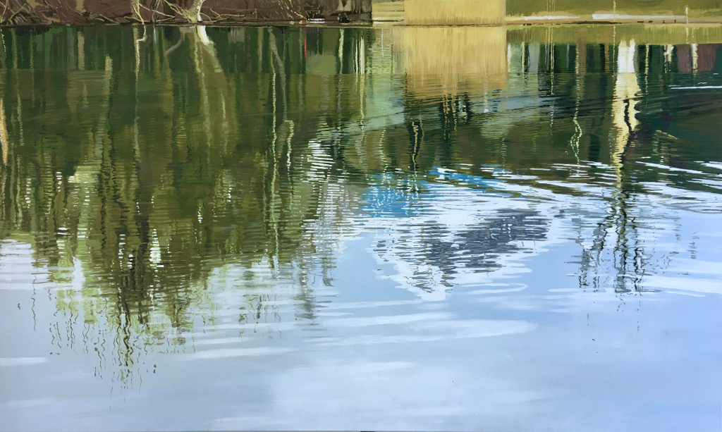 26_Spiegelung_im_Giessensee_Oel_120x200cm