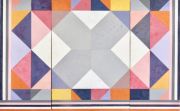 037_Farbige_Dreiecke_Oel_Pigmente_Marmormehl_auf_Holz_100x160cm